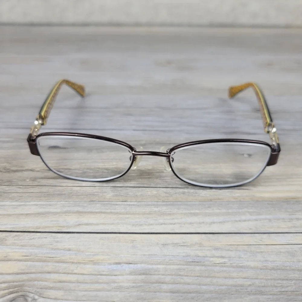 Coach Eyeglasses Frames HC 5054 Faina 9131 Satin Dark Tortoise Women 49-17-135